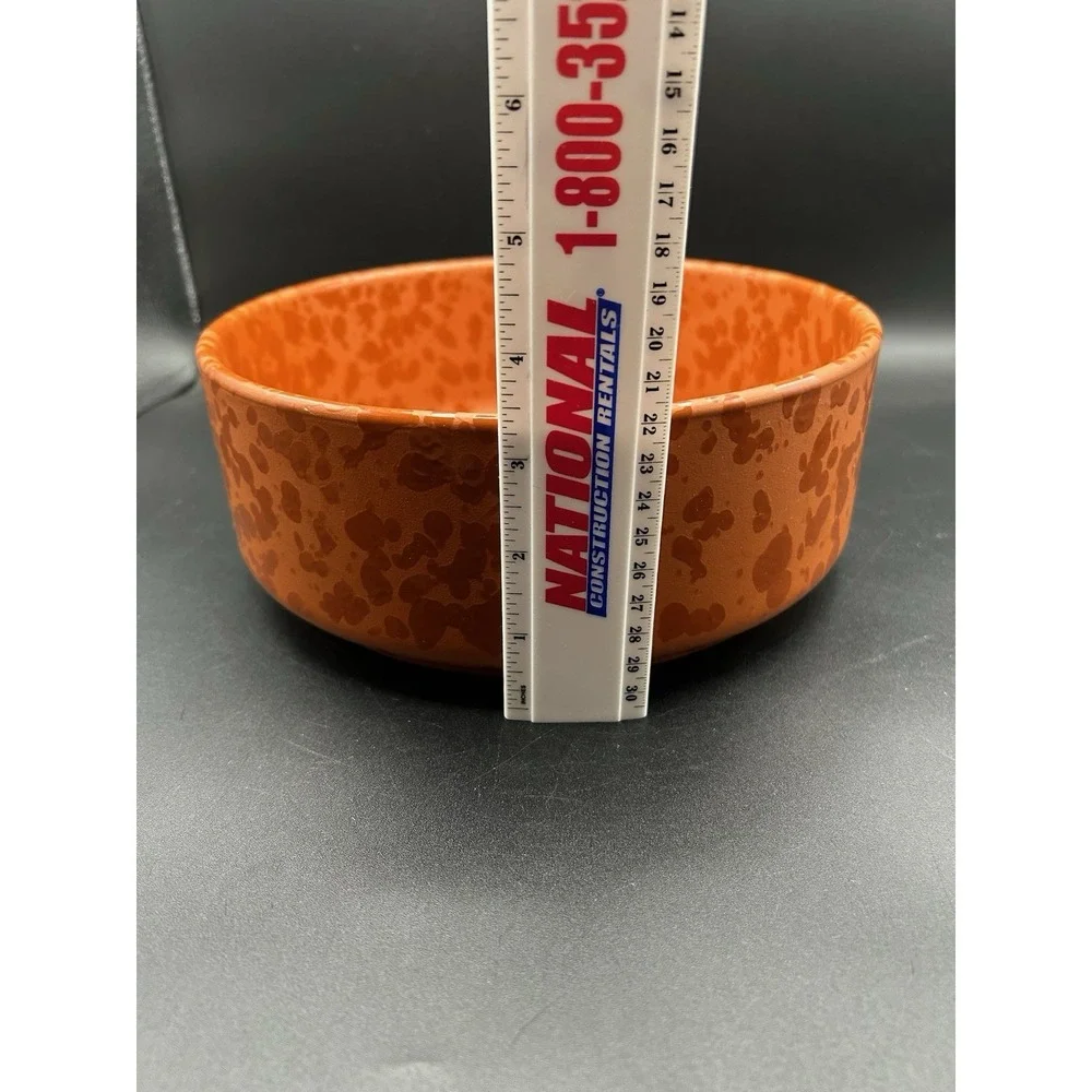Fratelli Coli Terracotta Splatter Glaze Multi‑Purpose Italian Artisan Bowl